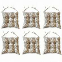 Made In Turkey Cushion 40*40 For Office & Garden & Kitchen Soft With Tie - Light Grey - View 12