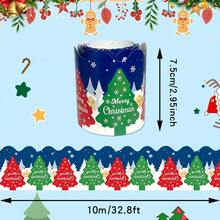 10m Christmas Tree Blackboard Decoration Bulletin Board Border Blackboard Decorative Paper Handmade Decoration Strip - One Size Fits All - View 2