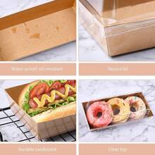 20 Caja Para Postres Cajas Para Galletas, Dulces, Sándwiche - Ver 5