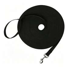1pc Durable Nylon Dog Leash, Suitable For Training And Daily Walks, Fits Small, Medium And Large Dogs, Length Options 1.5m-50m - Black - View 4