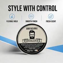 Men's Hair Styling Wax, Water-Based Hair Wax With Flexible Hold And Smooth Finish, Easy To Apply And Restyle For Slick Back, Side Part And Textured Hairstyles, - Hair Styling Wax - View 4