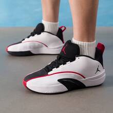 Nike 新款 Jordan All Game 男子運動鞋 籃球比賽訓練 I85 PF 緩震籃球鞋 - 黑白紅 - 查看 3