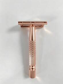 Reusable Women's Razor, Rose Gold Double Edge Safety Razor, Blades Sold Separately - Safety Razor - View 7