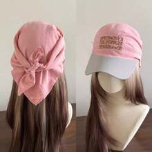 1pc Unisex Quick-Dry Colorblock Letter Embroidered Baseball Cap, Multi-Functional Neck Guard Headband, Outdoor UV Protection, Suitable For Hiking - Multicolor - View 13