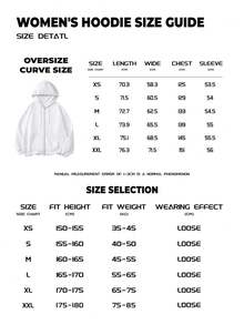 Women's Cotton Top, Basic Loose Zip-Up Hoodie, Soft Breathable Drop Shoulder Long Sleeve Sweatshirt For Spring And Autumn - Beige - View 8