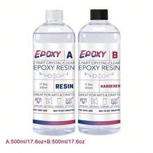 500g/17.6oz Custom Epoxy Resin AB, Ratio 1:1 - Transparent, Anti-Yellowing, Scratch-Resistant, Smooth Surface, Bubble-Free, Suitable For DIY Projects, Casting Coatings, Flower Preservation - A - View 16