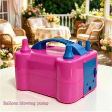 AOYI Electric Balloon Inflator, Dual Nozzle, Portable Lightweight Pump, Fast And Convenient Balloon Inflator, Suitable For Parties, Weddings, Birthdays, Celebrations - US A Type Plug(110-127V) - View 1