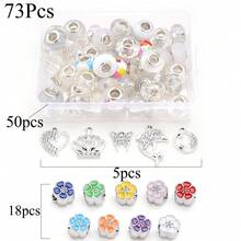 73Pcs Adult Handmade Beading Set, Suitable For DIY Holiday Decoration Jewelry Making, Clothing Accessories, Home Decor, Home Handicrafts, Cultural Creative Handmade Accessories - Multicolor - View 14
