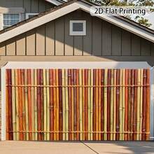 2D Flat 1pc Natural Bamboo/Bamboo/Straw Woven Fence Hanging Flag, Decorative Fence, Easy To Install, Suitable For Swimming Pool Shade, Birthday, Balcony, Garden, Detailed Texture Celebration Decoration - 1 - View 5