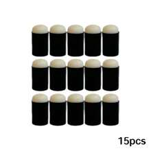 10pcs Handmade Finger Sponge Stamp Pens, Suitable For Finger Painting, Card Making, Stamping, Coloring And Art Projects, Perfect For Children And Teachers Back To School Supplies - Black - View 7