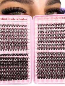 LIMEIKAI 32-Row Individual False Eyelash Book, Large Capacity, 9-16mm Mixed Length Cluster False Eyelashes, Suitable For Beginners For DIY At-Home Eyelash Extension Kit - DD - View 4