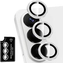 فيلم حماية عدسة بنمط CD Eye، متوافق مع Galaxy S26/S26 Plus/S26 Ultra/S25 FE/25 Edge/A07/A17/A26/A36/A56/A57/A37، فيلم حماية عدسة الكاميرا، ملصق حماية العدسة، وسادة حماية العدسة، حماية كاملة عالية الدقة، زجاج مقسى مقاوم للخدش ومقاوم للتآكل، لاصق خالي من الفقاعات، صور واضحة، ديكور عصري، سهل التركيب، متين، أنيق وجميل، مقاوم للماء، مقاوم للسقوط، مقاوم للخدش - فضي - مشاهدة 20