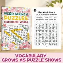 Word Search Puzzle & Game Book, Find Hidden Words Through Fun Grid Challenges, Develop Vocabulary & Focus, Suitable For Home & Travel Activity Book - Find Word - View 7