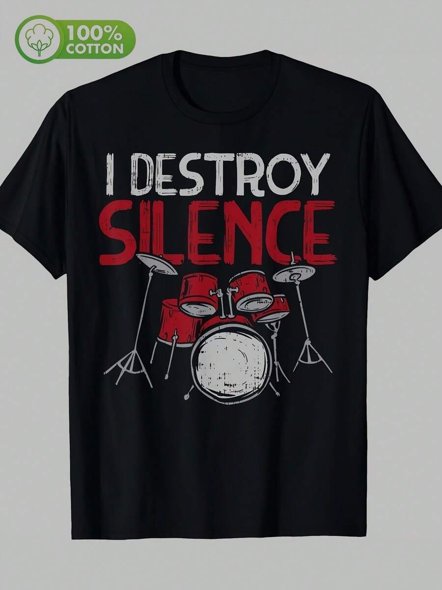 Men T-Shirts - Black - View 1