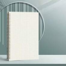 A5/B5/A4 Grid Spiral Elastic Band Flip Notebook/Memo Pad Back To School Student Supplies - A - View 7