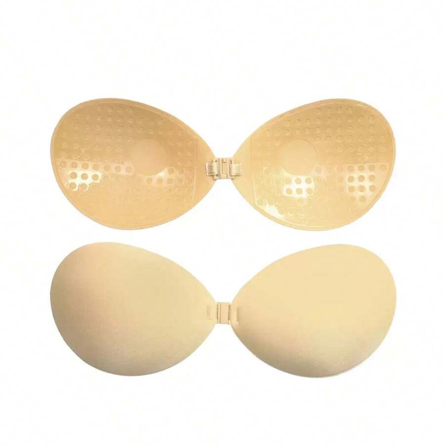 1pc Disposable Invisible Push-Up Cup Bra Pads, Apricot Color, Women's ...