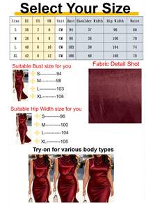 两件套纯色优雅派对褶皱拉链无袖T恤+半裙套装，适合约会、日常、居家、晚宴、度假、办公、春季、秋季、夏季穿着。 - 酒紅色 - 查看 8