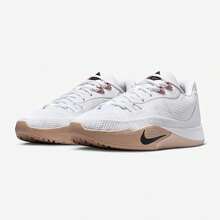 Nike New S.T. Flare EP Men's Basketball Shoes With Air Zoom Cushioning, Breathable And Lightweight - White/Tan - View 6