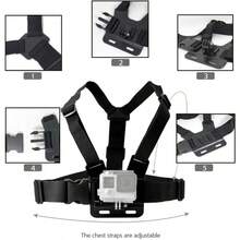 Chest Harness & Helmet Chin Strap Action Camera Accessories Kit, Harness Mount For SJCAM, AKASO, D*JI Osmo Series Cameras For Cycling Vlog Recording - View 4