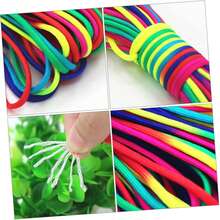 16.4ft/32.8ft/98.4ft Length, 4mm Diameter Rainbow Color Rope, 7-Strand Paracord, Suitable For Outdoor Climbing, Camping, Emergency Survival, DIY Bracelet Accessories - Multicolor - View 5