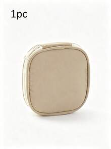 Portable Mini Jewelry Storage Box, Travel Jewelry Organizer Bag, Zippered Accessory Carrying Case, Small Ring Earring Necklace Storage Rack, Suitable For Daily Home Use, Business Trips, Weekend Getaways, Bedroom Vanity Jewelry Organization, Daily Accessory Storage - Multicolor - View 14