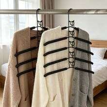 Perchero de ropa desmontable con capa de espuma de 5 niveles, ahorrador de espacio, antideslizante y sin marcas, para el hogar y la tienda - Ver 1