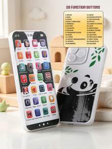 1pc Baby Musical Toy Phone With Lights And Sounds, Early Learning Educational Phone, Toddler Interactive Role Play Toy, Great Gift For Kids - Cartoon Mobile Phone - View 16