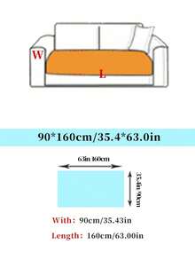 1件裝雪尼爾防滑防塵防刮家具保護套，四季通用透氣沙發套，可機洗耐用，適用居家、辦公室、客廳，多功能裝飾性家具保護套 - 米色 - 查看 17