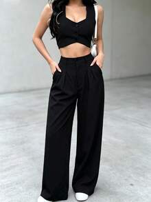 Women Two-Piece Outfits - Black - View 6