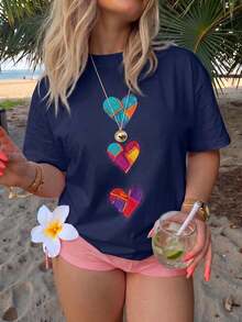 Amiam Bmian Women T-Shirts - 藏蓝色 - 查看 2