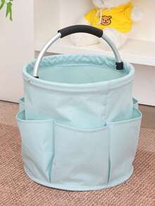 Foldable 6-Compartment Storage Basket With Handle - Oxford Cloth Storage Bag - Portable Multi-Functional Bag, Suitable For Bathroom, Shower, Gardening, Home, Picnic, Shopping, Tool Storage, Beach, Camping, Outdoor And Travel - Tool Storage Bag - View 9