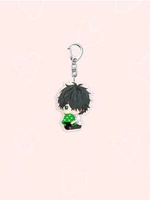 1pc Yarichin Club Funny Ayato Yuri/ Kashima Yu/Acrylic Character Keychain. For Bag Pendant Key Ring Car Accessories Backpack Suitable For Fans Or Friends Gothic/Y2K Style Back To School - Multicolor - View 19