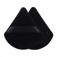 Borla de polvo triangular de ante 5/100 piezas, material de ante ultra suave, adecuada para contorno, ojos y esquinas, adecuada para todo tipo de piel - Multicolor - Ver 15