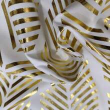 shangxia 4PCS--Gold Foil Geometric Pattern Pillow Covers, Luxury Gold Diamond Lattice Pattern Cushion Covers, Modern Minimalist Living Room Sofa Pillow Covers, Pillow Inserts Not Included - Gold - View 6