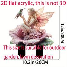 萬聖節迷你人偶花園插樁 2D 壓克力防水耐磨庭院地插掛飾 - C - 查看 5