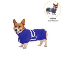 1pc Dog Bathrobe, Absorbent Pet Towel Robe, Quick-Drying Fabric, Reversible Design With Adjustable Structure, Suitable For Different Dog Breeds And Body Types, Ideal For Bathing, Swimming, Beach And Daily Grooming - Multicolor - View 42