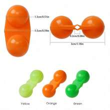 Convenient Fishing Lure: Multi-Color ABS Double-Sound Fishing Beads With Built-In Bells-Portable Catfish Lure, Suitable For Striped Bass And Mackerel-Fishing Bell Accessories For Anglers - Multicolor - View 4