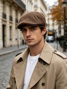 1/2/3pcs Men's Ivy Flat Cap, Vintage Gentleman Style, Breathable & Lightweight, Spring/Autumn, Casual Daily Commute Travel Streetwear Hat - Multicolor - View 3