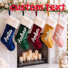 Personalized Christmas Stockings, Home Holiday Decorations, Fireplace Stockings,Christmas Stockings, Fireplace Decorations, Custom Christmas Stockings - Multicolor - View 1