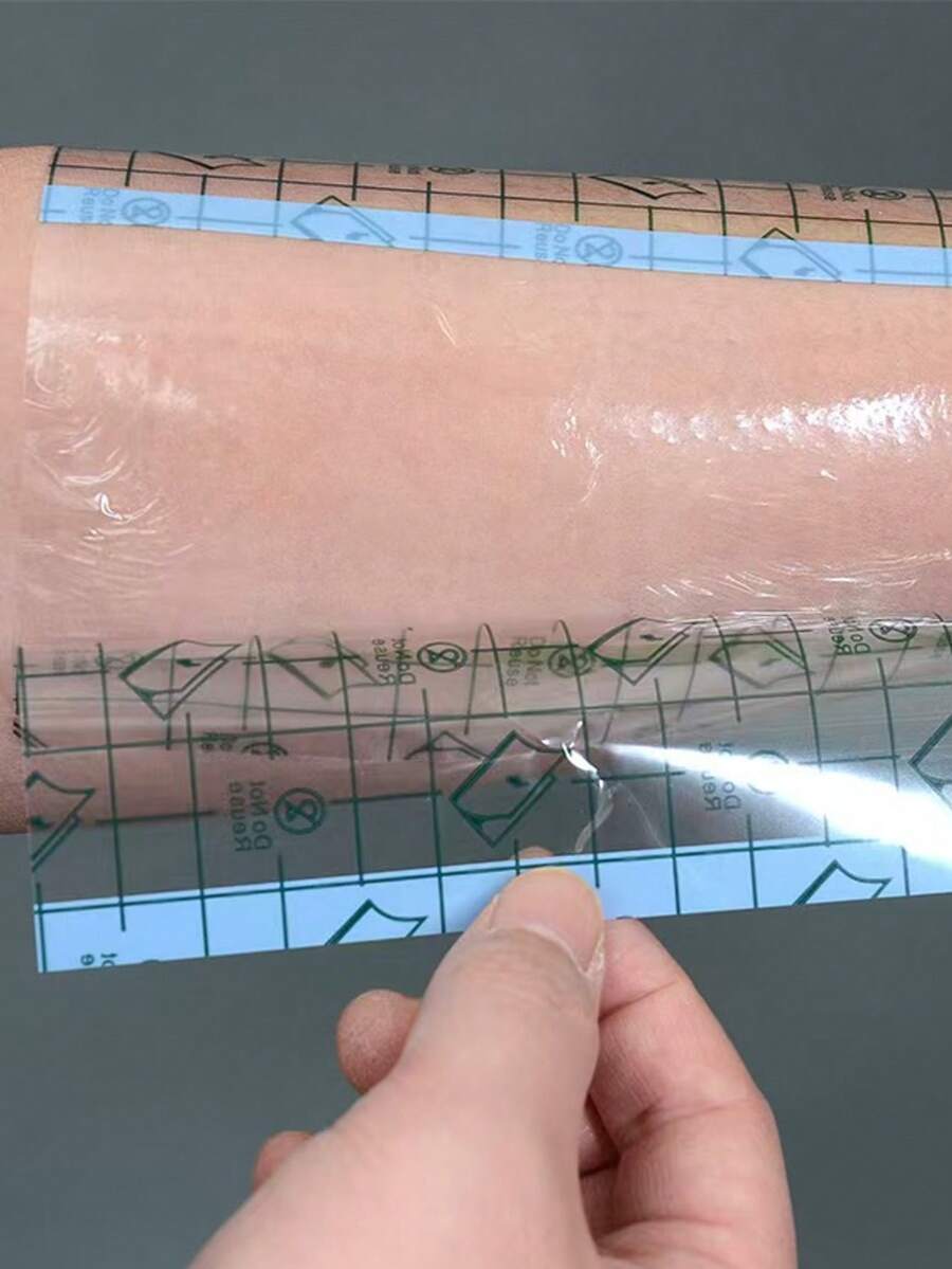 Patch Tahan Air Film PU, Patch Perekat Tato Transparan TPU untuk Mandi, Pita Perekat PU Potong Sendiri - MultiWarna - View 1