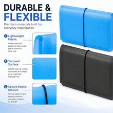 6 Pack Expanding File Organizer 13 Pockets Accordion File Folder, Receipt Organizer And Receipt Holder Organizer For Document Organizat - Red, Black, Blue - View 6