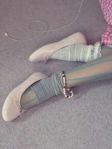 2026 Spring/Summer New Women's Bow-Decorated Ballet Flats - Pink - View 3