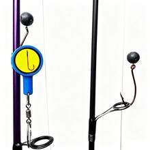Perlengkapan Multifungsi Pemegang Joran Pancing & Pelindung Kail, Penjepit Joran Pancing Karet Lunak TPR, Pemotong Senar Terintegrasi, Alat Pemegang Kail Putar Anti Kusut, Cocok Untuk Aksesori Perlengkapan Pancing Air Tawar & Air Garam di Luar Ruangan - MultiWarna - View 8
