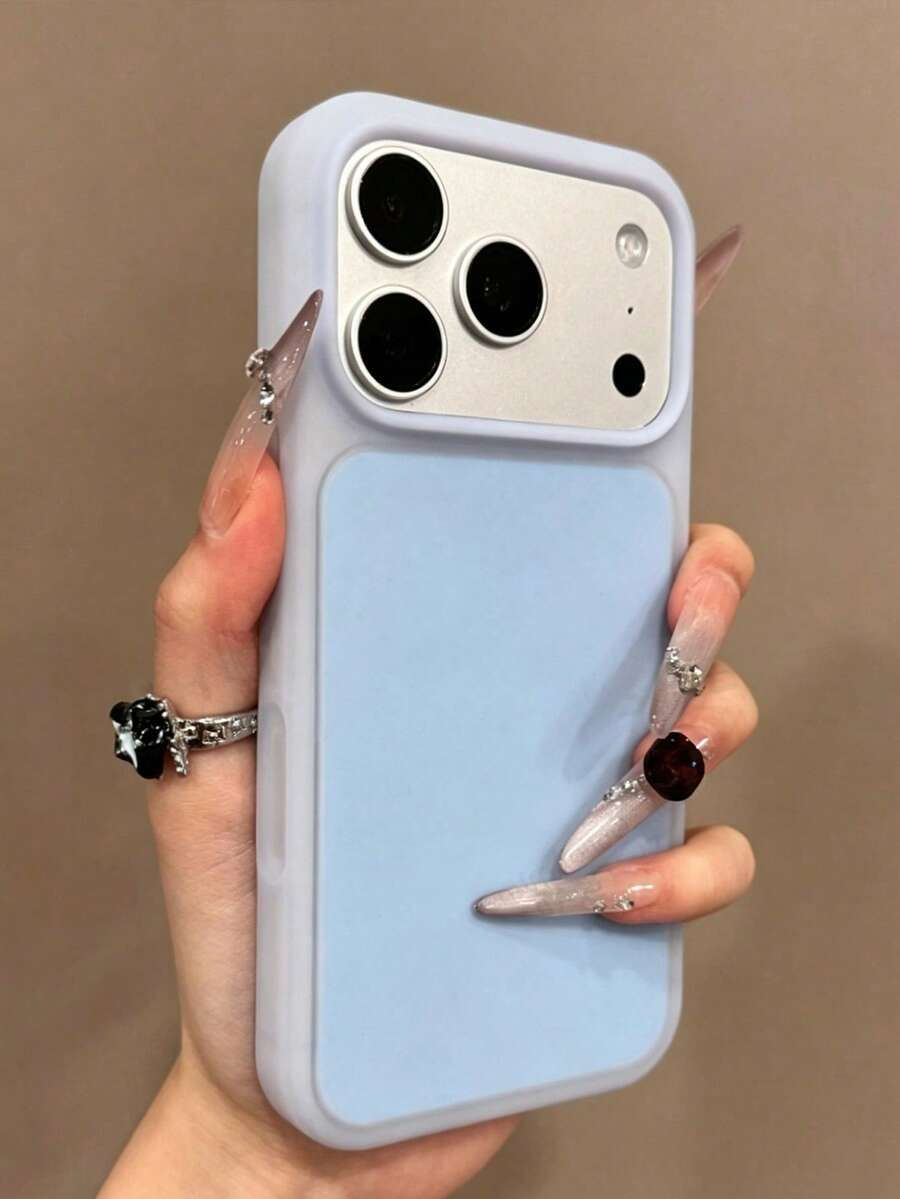 Matte Soft Jelly Phone Case Compatible With Iphone 17 Pro Max 17 Pro 17 16 15 Pro Max, Ultra-Thin Liquid Silicone Shockproof Protective Back Cover - Blue - View 1