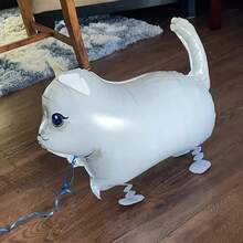 4pcs Walking Cat Balloons, Suitable For Pet Cat Birthday Party Decoration, Halloween Decoration, Christmas Decoration - View 3