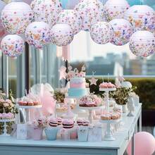 Butterfly Flower Lantern Wedding Theme Decoration Children Birthday Party Outdoor Arrangement Cartoon Festival Paper Lantern - Butterfly Lantern - View 10