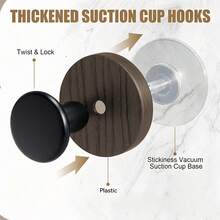 Plastic Detachable Suction Cup Hook, No-Drill Back Door Wall Hook, Waterproof Rust-Proof Bathroom Towel Hook - View 8