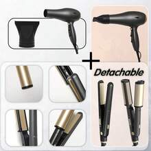 Raytix Hair Dryer + Straightening & Curling Iron Combo - Grey - View 2