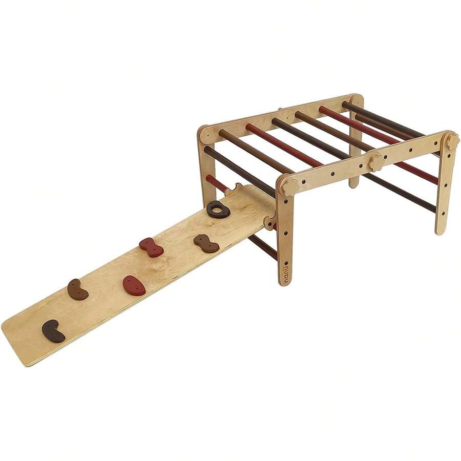 Baby Indoor Climbers & Play Structures - Walnut - View 1