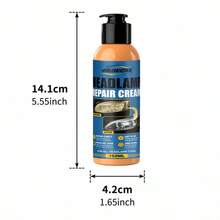 Headlight Restoration Paste - Removes Yellow Oxidation, Scratches, Fog And Haze, Headlights Become Bright Instantly - Suitable For Car Front And Rear Lights, Prevents Yellowing And Oxidation - Effective Refurbishment Solution - 150ml - View 11